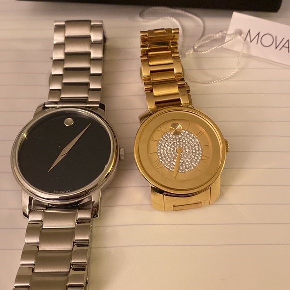 Two MOVADO watches His & Hers - Picture 3 of 8